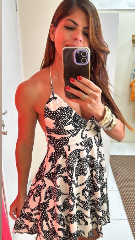 Vestido Estampa Pantera