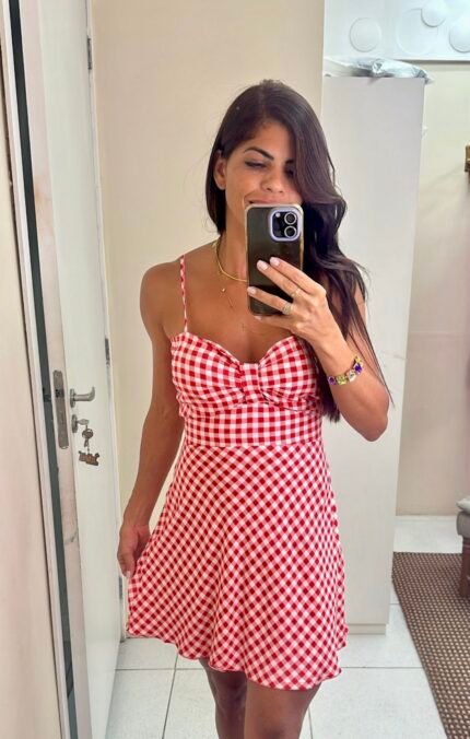 Vestido Estampa Vichy